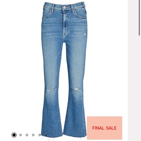 MOTHER THE HUSTLER ANKLE FRAY IN UNDERSTUDY HI RISE KICK FLARE BOOTCUT STRETCH - Picture 4 of 16